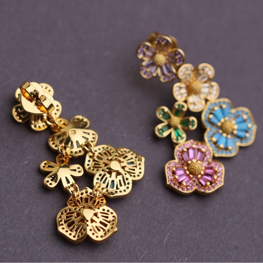 Kate Spade Fleurette Statement Earrings - Picture 6 of 6